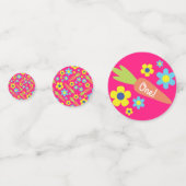 Some Bunnyは1つの可愛いウサギ1番目の誕生日パーティー コンフェッティ (裏面)