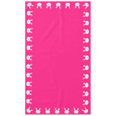 Some Bunnyは1つの可愛いウサギ1番目の誕生日パーティー テーブルクロス (正面)