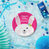 Some Bunnyは1つの可愛いウサギ1番目の誕生日パーティー ペーパープレート (パーティー)