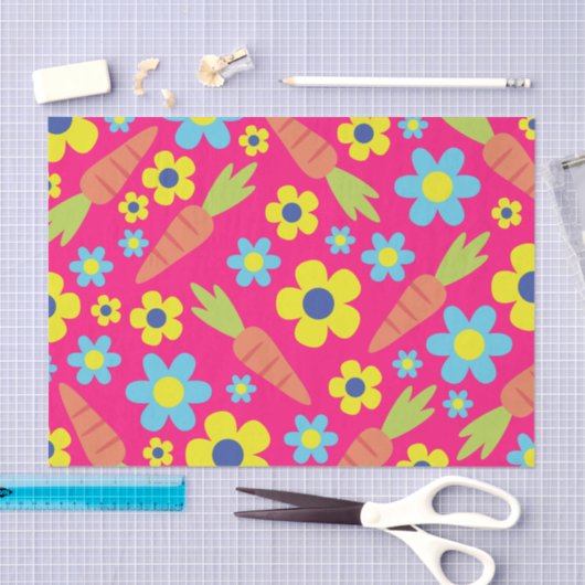 Some Bunnyは1つの可愛いウサギ1番目の誕生日パーティー 薄葉紙 (クラフト)