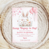 Some BunnyはOne Bunnyの最初の誕生日パーティー 招待状