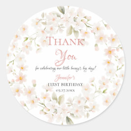 Some Bunny ファースト バースデー ステッカー