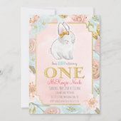 Some Bunny 1st Birthday招待状 招待状 (正面)