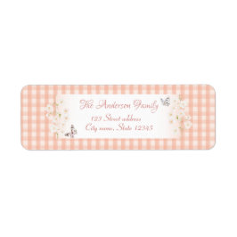 Some Bunny 1st Birthday Return Address Label ラベル