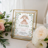 Some Bunny Baby Shower Favors Table Sign 台座サイン