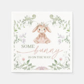 Some Bunny Baby Shower Paper Napkins スタンダードカクテルナプキン (正面)