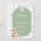 Some Bunny Birthday Invitation Bunny 1st Birthday 招待状 (正面)