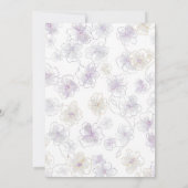 Some Bunny Birthday Invitation Bunny 1st Birthday 招待状 (裏面)