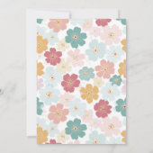 Some Bunny Birthday Invitation Bunny 1st Birthday 招待状 (裏面)