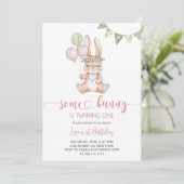  Some Bunny Birthday Party 招待状 (スタンド正面)