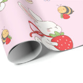 Some Bunny Birthday Pink ラッピングペーパー (ロールコーナー)