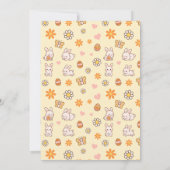 Some Bunny Cute Easter 1st Birthday Party 招待状 (裏面)