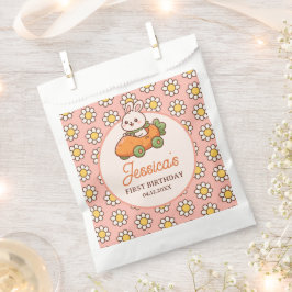 Some Bunny Floral Easter Girl 1st Birthday Party フェイバーバッグ