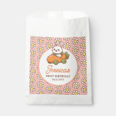 Some Bunny Floral Easter Girl 1st Birthday Party フェイバーバッグ (正面)