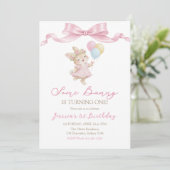 Some Bunny Girl Pink is Turning One Birthday 招待状 (スタンド正面)