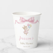 Some Bunny Girl Pink is Turning One Birthday 紙コップ (裏面)