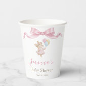 Some Bunny Girl Pink is Turning One Birthday 紙コップ (正面)