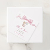 Some Bunny Girl Pink is Turning One Birthday Thank フェイバータグ (インサイチュ)