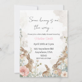 Some Bunny is on the Way 招待状