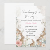 Some Bunny is on the Way 招待状 (正面/裏面)