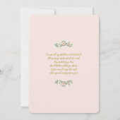 Some Bunny Is On The Way Baby Shower 招待状 (裏面)