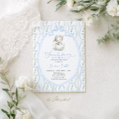 Some Bunny Is On The Way Baby Shower Boy 招待状