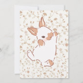 Some Bunny is on the Way Baby Shower Invitation 招待状 (裏面)