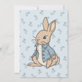 Some Bunny is on the Way Baby Shower Invite. Rusti 招待状 (裏面)