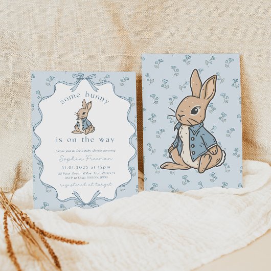 Some Bunny is on the Way Baby Shower Invite. Rusti 招待状