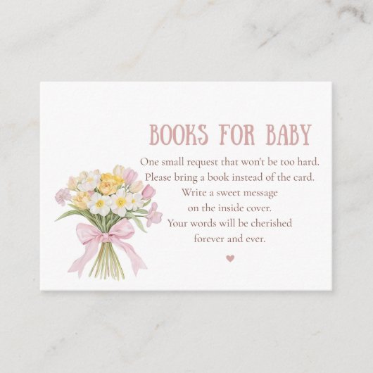 Some Bunny is on the way Invitation Set, Girl Bunn エンクロージャーカード (正面)