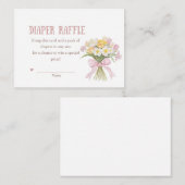 Some Bunny is on the way Invitation Set, Girl Bunn エンクロージャーカード (正面/裏面)