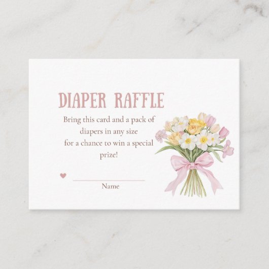 Some Bunny is on the way Invitation Set, Girl Bunn エンクロージャーカード (正面)