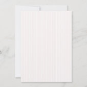 Some Bunny Is On The Way Pink Bow Baby Shower 招待状 (裏面)