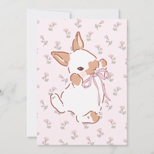 Some Bunny Is One デジタル招待状 招待状 (裏面)