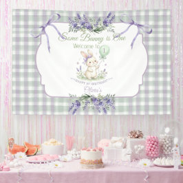 Some Bunny is One 1歳の誕生日バナー 横断幕