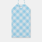 Some Bunny is One birthdayメッセージカードblue ギフトタグ (裏面)