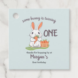 Some Bunny Is One Boys Girls第1誕生日 フェイバータグ