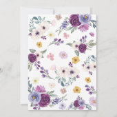 Some Bunny is ONE Girl Birthday Invitation 招待状 (裏面)