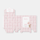 Some Bunny Is One Pink Balloons 1st Birthday フェイバーボックス (折り畳みなし)