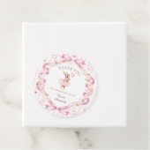 Some Bunny is One Pink Bow Gingham 1st Birthday フェイバータグ (インサイチュ)