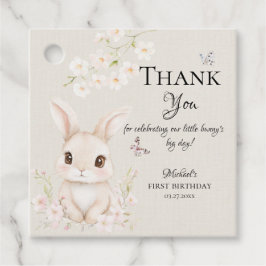 Some Bunny is Turning One お礼タグ フェイバータグ