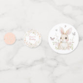 Some Bunny is Turning One テーブルコンフェティ コンフェッティ (裏面)
