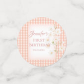 Some Bunny is Turning One テーブルコンフェティ コンフェッティ (スモール正面)