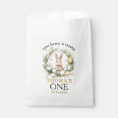 Some bunny Is Turning one 1歳の誕生日 フェイバーバッグ (正面)