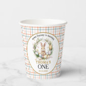 Some bunny Is Turning one 1歳の誕生日 紙コップ (裏面)
