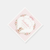 Some Bunny is Turning One 1st Birthday  スタンダードカクテルナプキン (角)