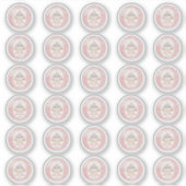 Some Bunny is Turning One 1st Birthday 0.75" Favor シール (正面)