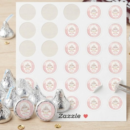 Some Bunny is Turning One 1st Birthday 0.75" Favor シール