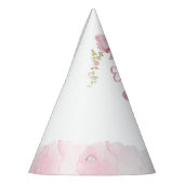 Some Bunny is Turning One 1st Birthday, Pink Bow パーティーハット (左)