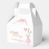 Some Bunny is Turning One 1st Birthday, Thank You フェイバーボックス (裏面)